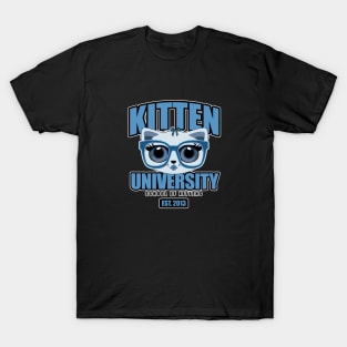 Kitten University - Blue T-Shirt